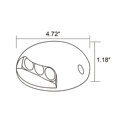 3 Beam Platform Light - LSC022
