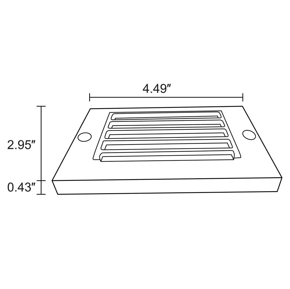 Recessed Low Voltage LED Deck Light - Land Supply Canada