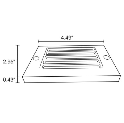 Recessed Low Voltage LED Deck Light - Land Supply Canada