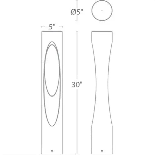 Scoop Bollard Path Light - WA-6611-27 Land Supply Canada Landscape Lighting  Land Supply Canada 738.00