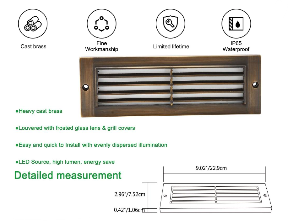 Brass Covered Light - LSC034