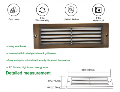 Brass Covered Light - LSC034