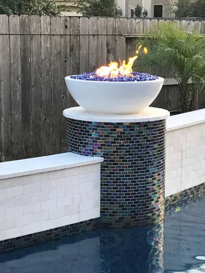 Sedona Concrete Electric Fire Bowl - Land Supply Canada