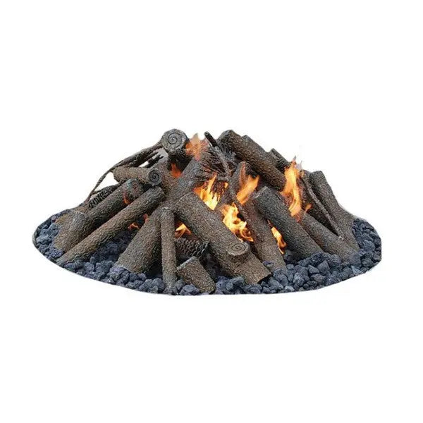 Steel Log Set For Fire Pit - Land Supply Canada
