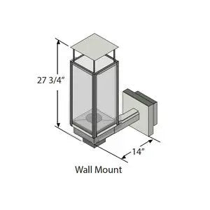 Tempest Torch Gas Lamp Wall Mount - Land Supply Canada