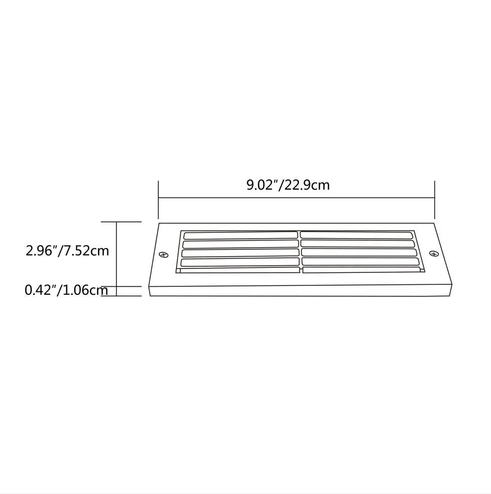 Wall Mounted LED Step Light - Land Supply Canada