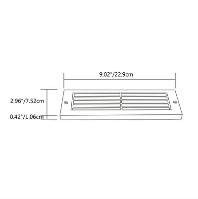 Wall Mounted LED Step Light - Land Supply Canada