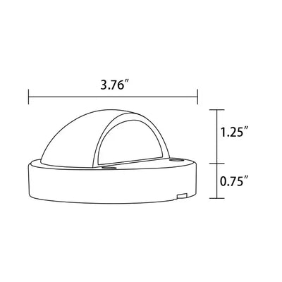 Waterproof Bronze Outdoor Deck Light - Land Supply Canada